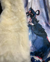 *One of a Kind* Artist Edition Luxe Lora Zombie Faux Fur Throw | Courage Polar Bear