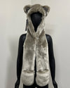 *Sample* Limited Edition Luxe Faux Fur SpiritHood | Silver Cat