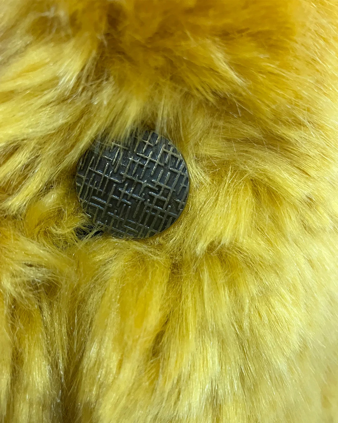 *Last Stock* C.E. V-Neck Luxe Faux Fur Coat | Golden Wolf - XLARGE