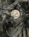 *Sample* Classic Faux Fur Coat | Black Wolf - MEDIUM
