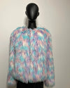 *Last Stock* Faux Fur Bomber Jacket | Aurora Alpaca -MEDIUM