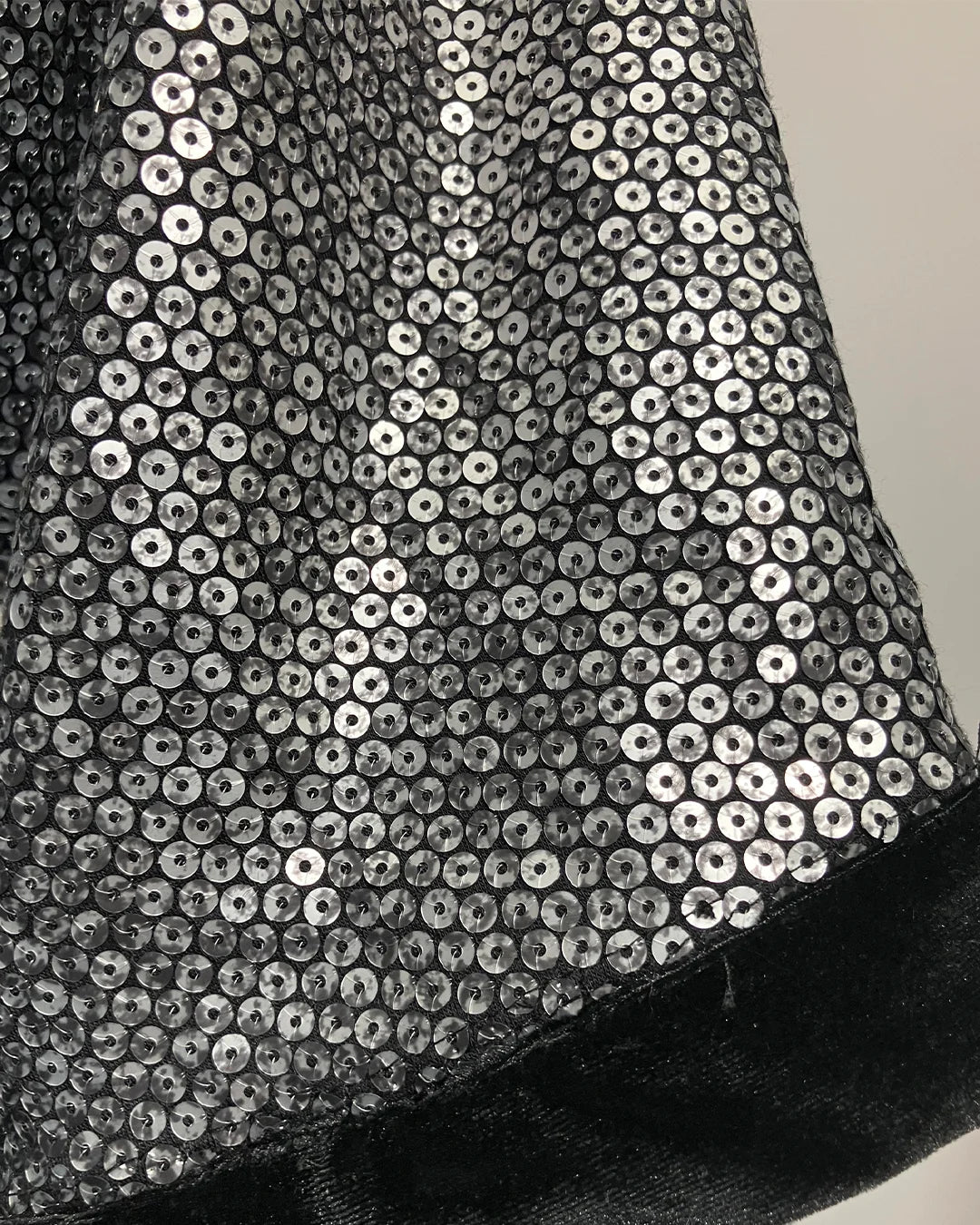 *Almost Purfect/Last Stock* Sequin Kimono | Silver Wolf - L-XL