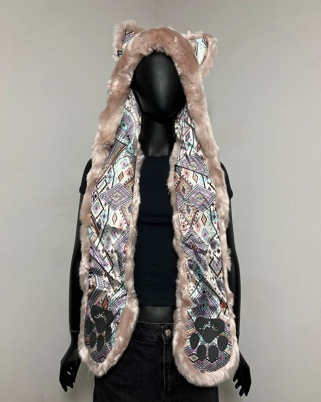 *Almost Purfect* Rose Quartz Wolf Luxe Collector Edition SpiritHood