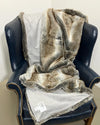 *Last Stock* Signature Collection Faux Fur Throw | Grey Mink Wolf