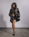 Hooded Women's Faux Fur Coat | Hyena *PRE-ORDER*