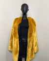 *Last Stock* C.E. V-Neck Luxe Faux Fur Coat | Golden Wolf - XLARGE