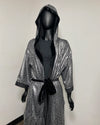 *Sample* Sequin Kimono | Silver Wolf - S-M