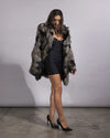 Hooded Women's Faux Fur Coat | Hyena *PRE-ORDER*