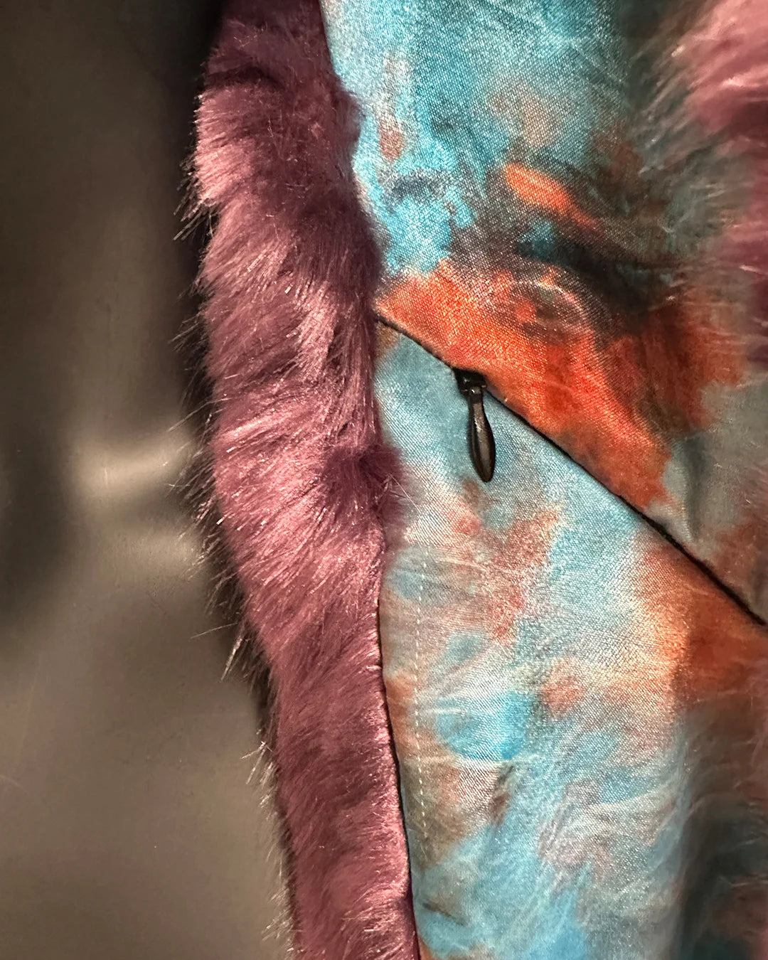 *Almost Purfect* C.E. Faux Fur SpiritHood | Lavender Wolf