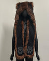 *Sample* CE Faux Fur SpiritHood | Ethiopian Red Wolf