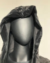 *Almost Purfect* Sequin Kimono | Black Snakeskin - LARGE-XL