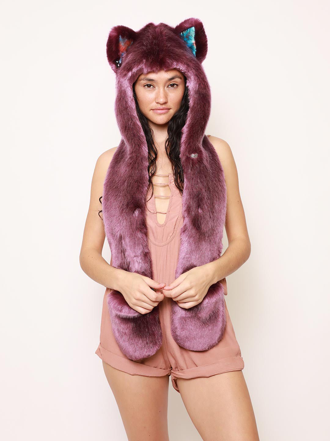 Lavender Wolf Collector Edition Faux Fur with Hood