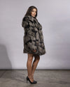 Hooded Women's Faux Fur Coat | Hyena *PRE-ORDER*