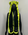 *Almost Purfect* C.E. Luxe Faux Fur SpiritHood | Neon Yellow Leopard