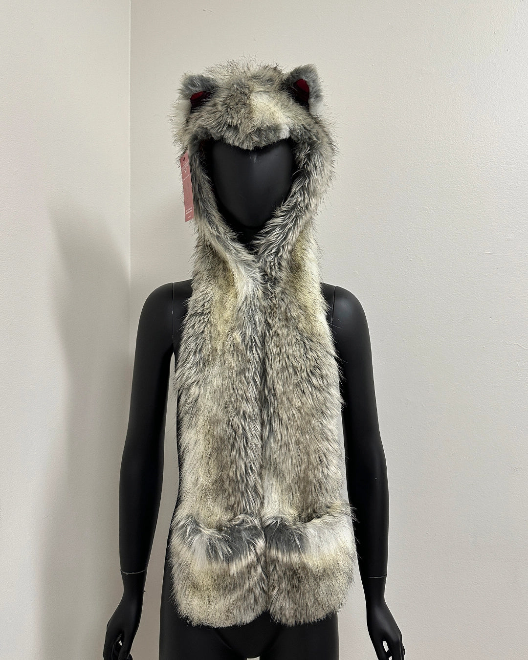 *Last Stock/Proto-Sample* Built For Snow Faux Fur Hood with Ski Pass Pocket | Arctic Fox