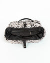 White Tiger Faux Fur Tote Bag