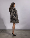 Hooded Women's Faux Fur Coat | Hyena *PRE-ORDER*