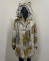 *Almost Purfect* Classic Faux Fur Coat | Arctic Fox - Small