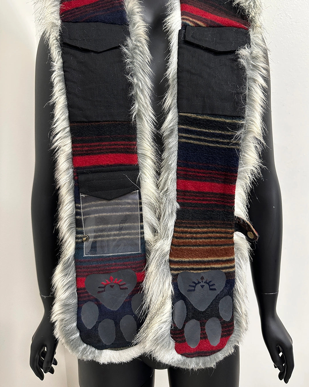 *Last Stock/Proto-Sample* Built For Snow Faux Fur Hood with Ski Pass Pocket | Arctic Fox