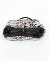White Tiger Faux Fur Tote Bag