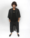 Unisex Kimono | Herringbone Black