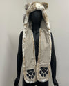 *Sample* Faux Fur SpiritHood | Siberian Snow Leopard