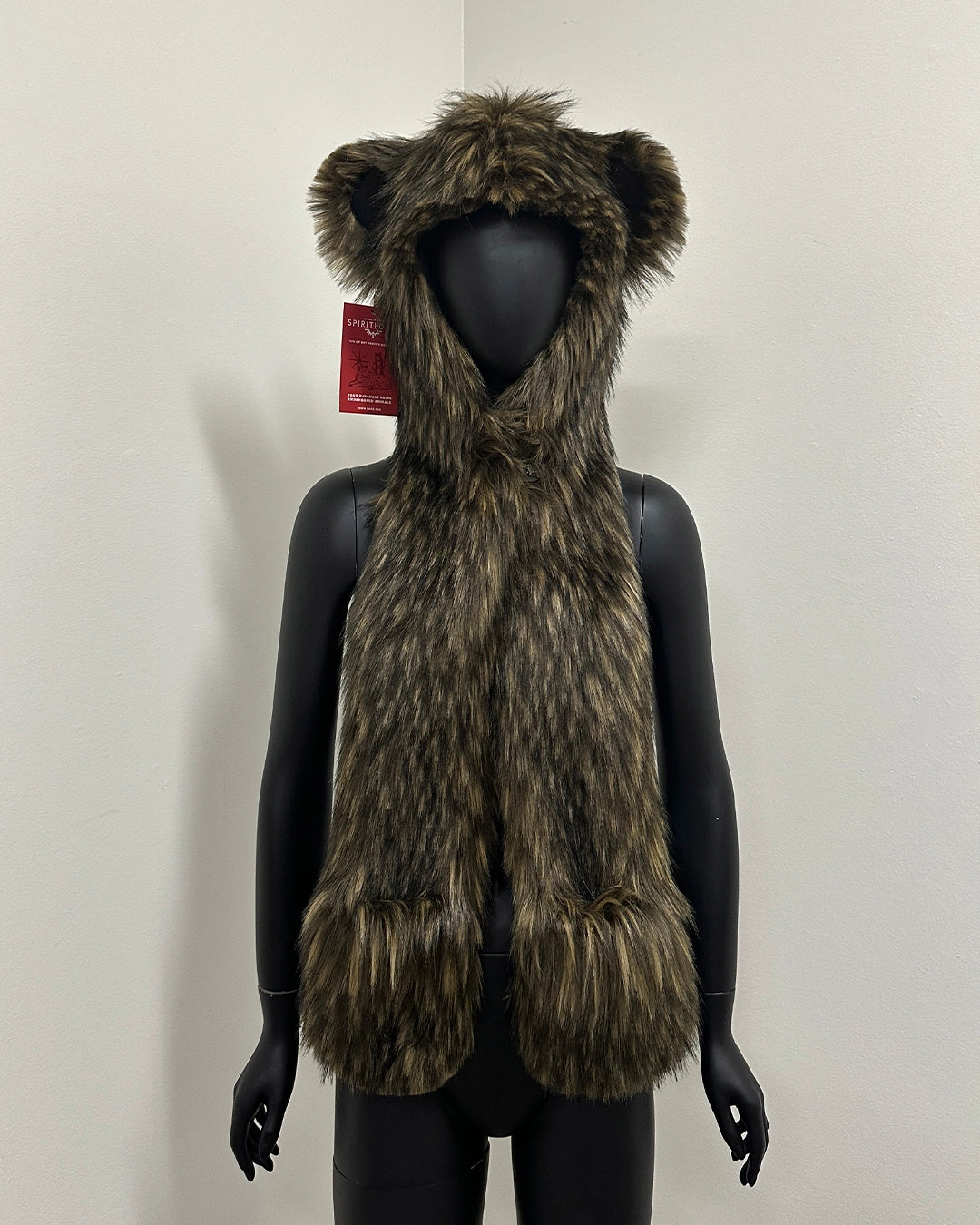 *Last Stock* Limited Edition Faux Fur SpiritHood | Hokkaido Brown Bear