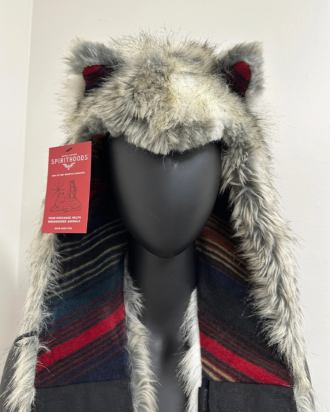 *Last Stock/Proto-Sample* Built For Snow Faux Fur Hood with Ski Pass Pocket | Arctic Fox