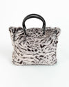 White Tiger Faux Fur Tote Bag
