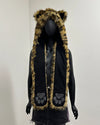 *Last Stock* Javan Leopard Faux Fur Hood