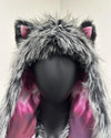 *Almost Purfect* C.E. Faux Fur SpiritHood | Siberian Wolf