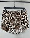 *Last Stock* Arabian Leopard Velvet Booty Short - SMALL