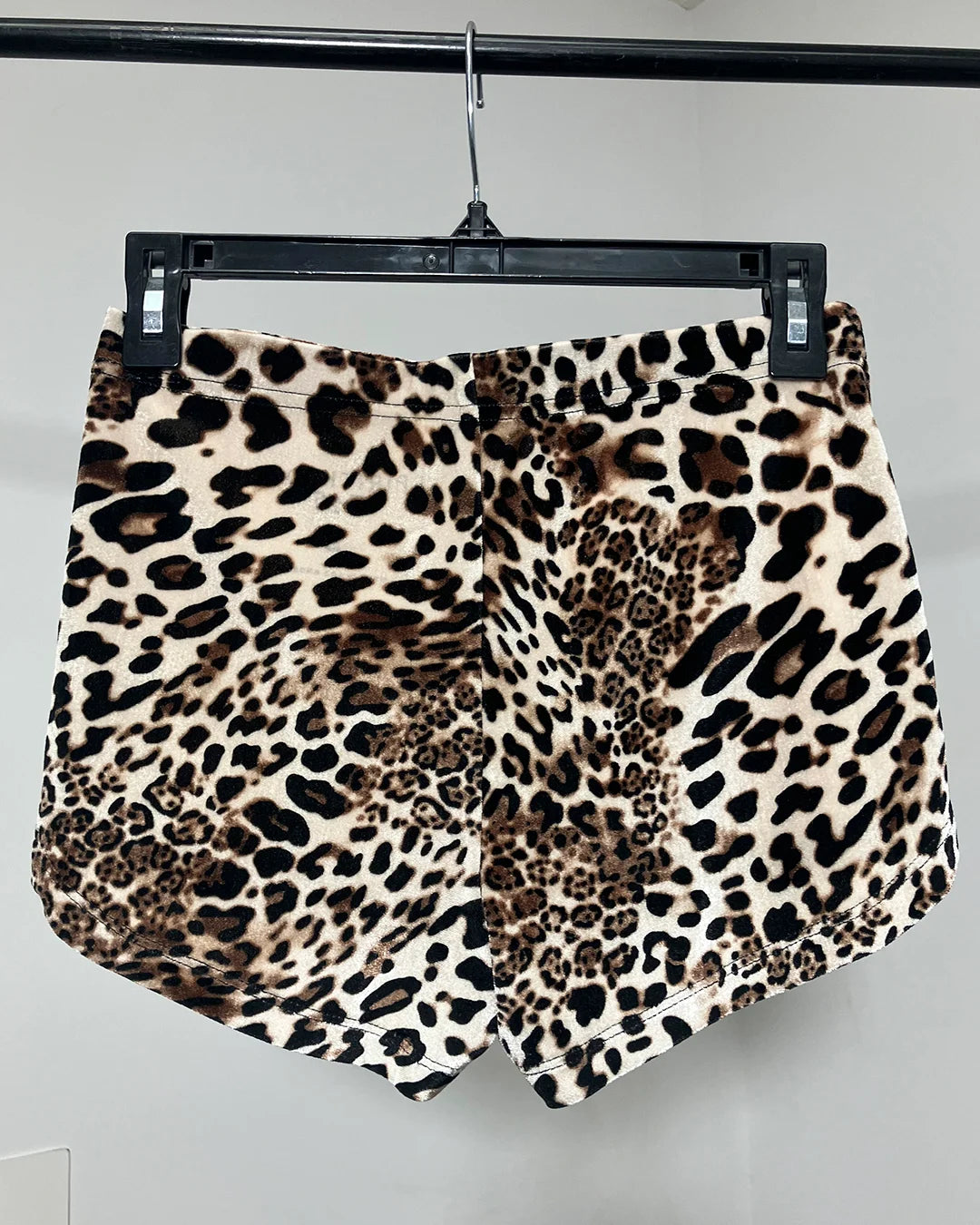 *Last Stock* Arabian Leopard Velvet Booty Short - SMALL