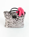 White Tiger Faux Fur Tote Bag