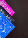 King Cheetah Design Blue/Pink/Black Bandanas 