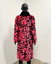 *One of Kind* Long Faux Fur Coat | Pink Panther - X-Small