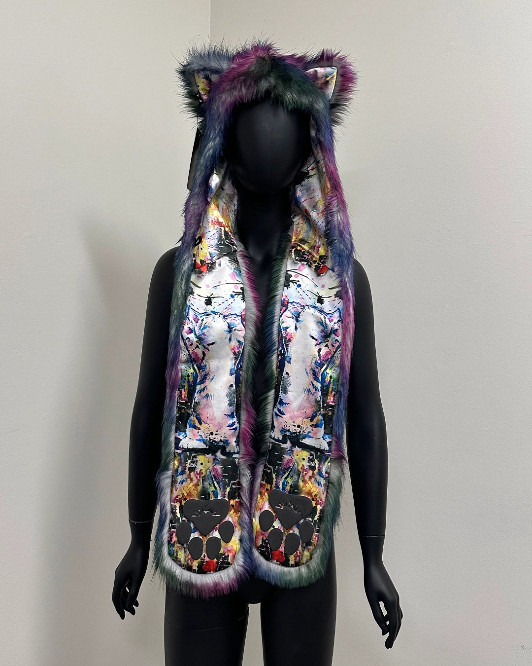 *Last Stock* Artist Edition Lora Zombie Faux Fur Hood | Catzilla