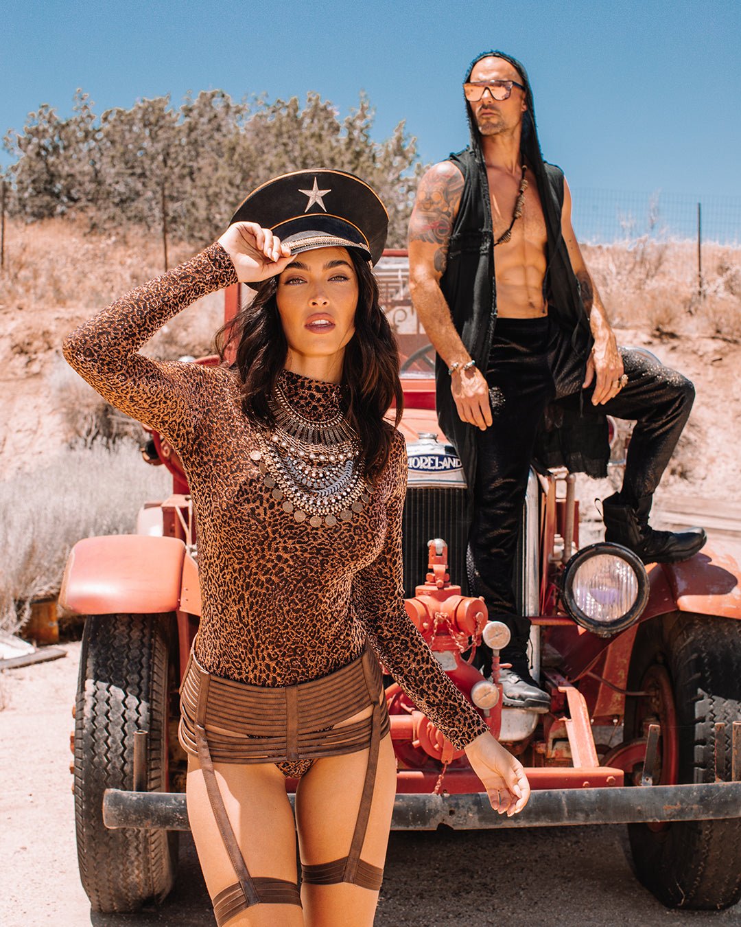 SpiritHoods Bronze Cheetah Full Metallic Bodysuit