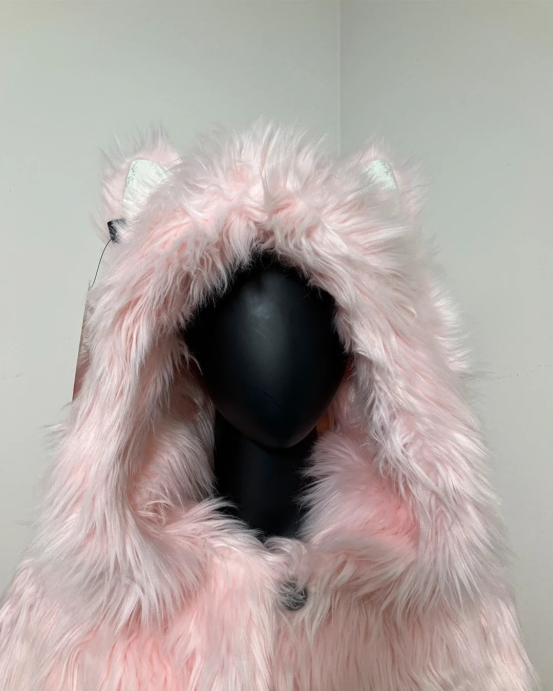 *Almost Purfect* Classic Pink Faux Fur Coat | Flamingo Wolf - MEDIUM