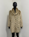 *Last Stock* Luxe Faux Fur Coat | African Golden Cat - Small
