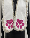 *Sample* Kids Faux Fur Hood | Snow Leopard