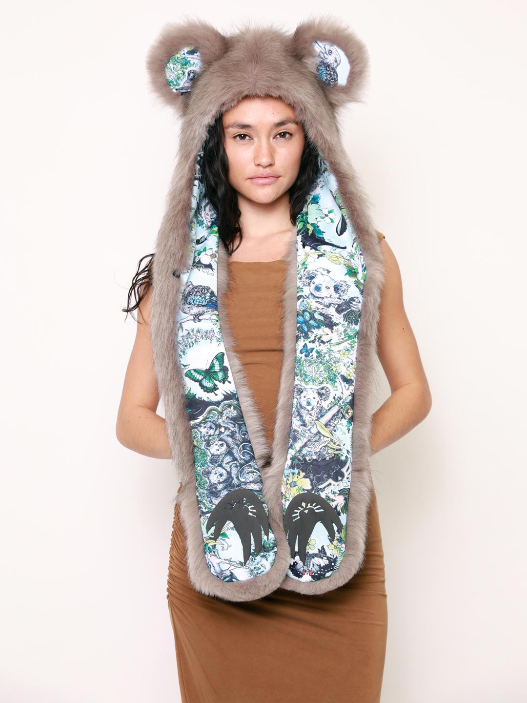 Signature Paw Logos on James Patrick Koala Artist Edition SpiritHood 