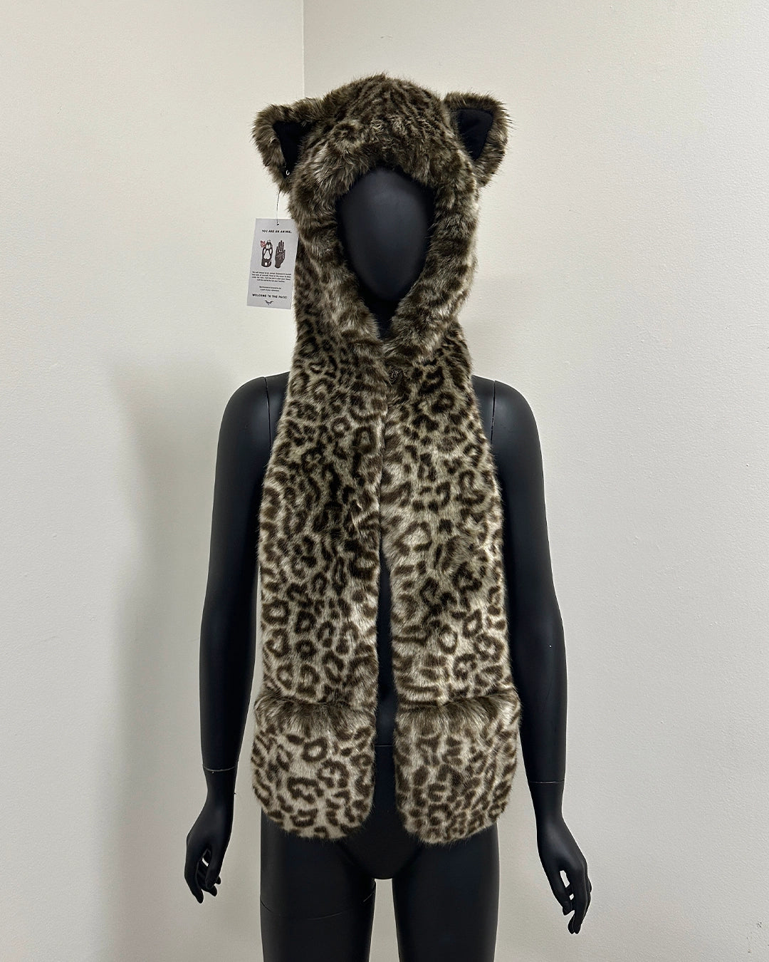 *Last Stock* Forest Leopard Collector Edition Luxe Faux Fur Hood