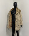 *Last Stock* Luxe Faux Fur Coat | African Golden Cat - Small