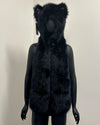 *Sample* Luxe C.E Faux Fur SpiritHood | Black Fox