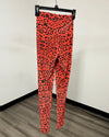 *Last Stock* Sunrise Cheetah Velvet Leggings - XS-SMALL