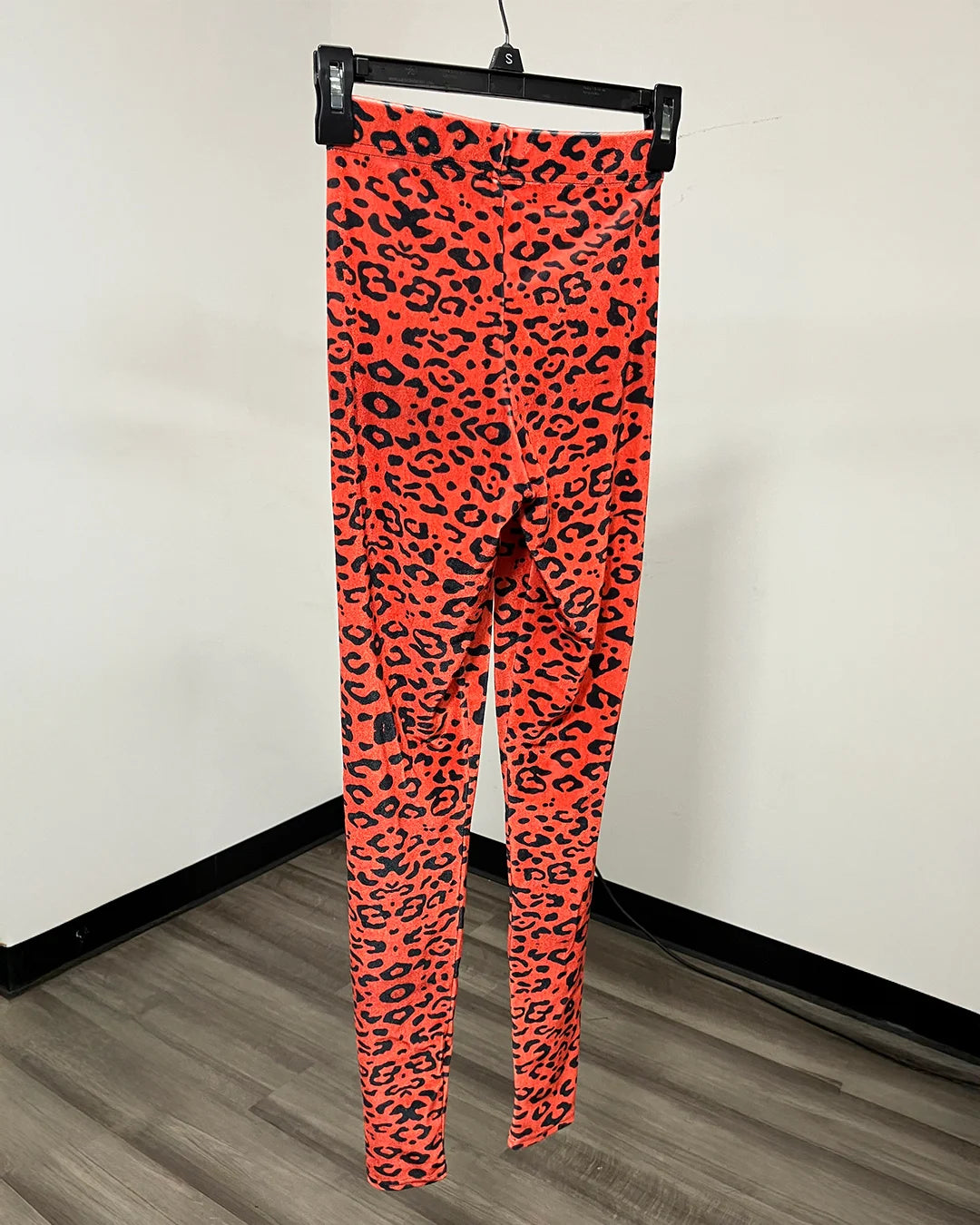 *Last Stock* Sunrise Cheetah Velvet Leggings - XS-SMALL