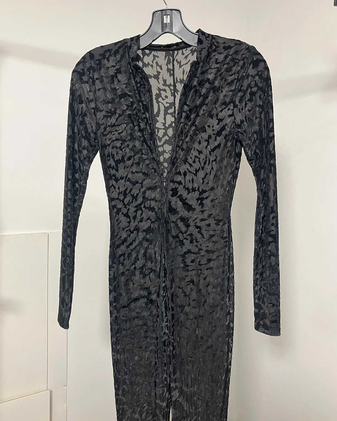 *One Of A Kind / Prototype* Full Bodysuit | Black Tiger - SMALL