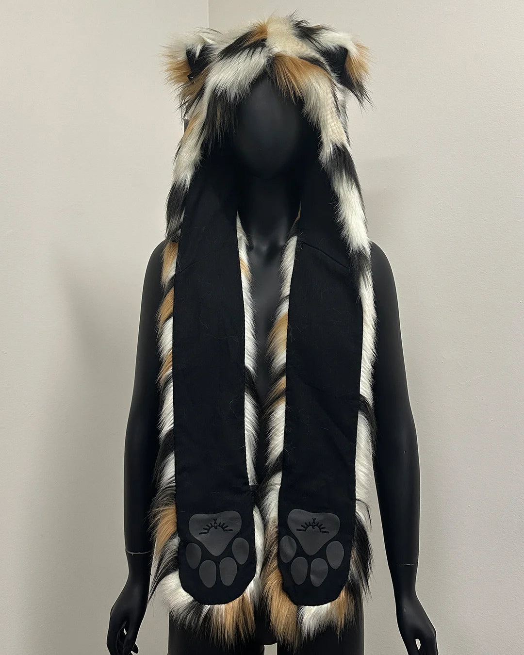 *Last Stock* C.E. Faux Fur SpiritHood | Manx Cat