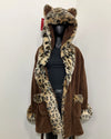 SpiritHoods Online Sample Sale Robe in size MEDIUM on a mannequin against a white wall